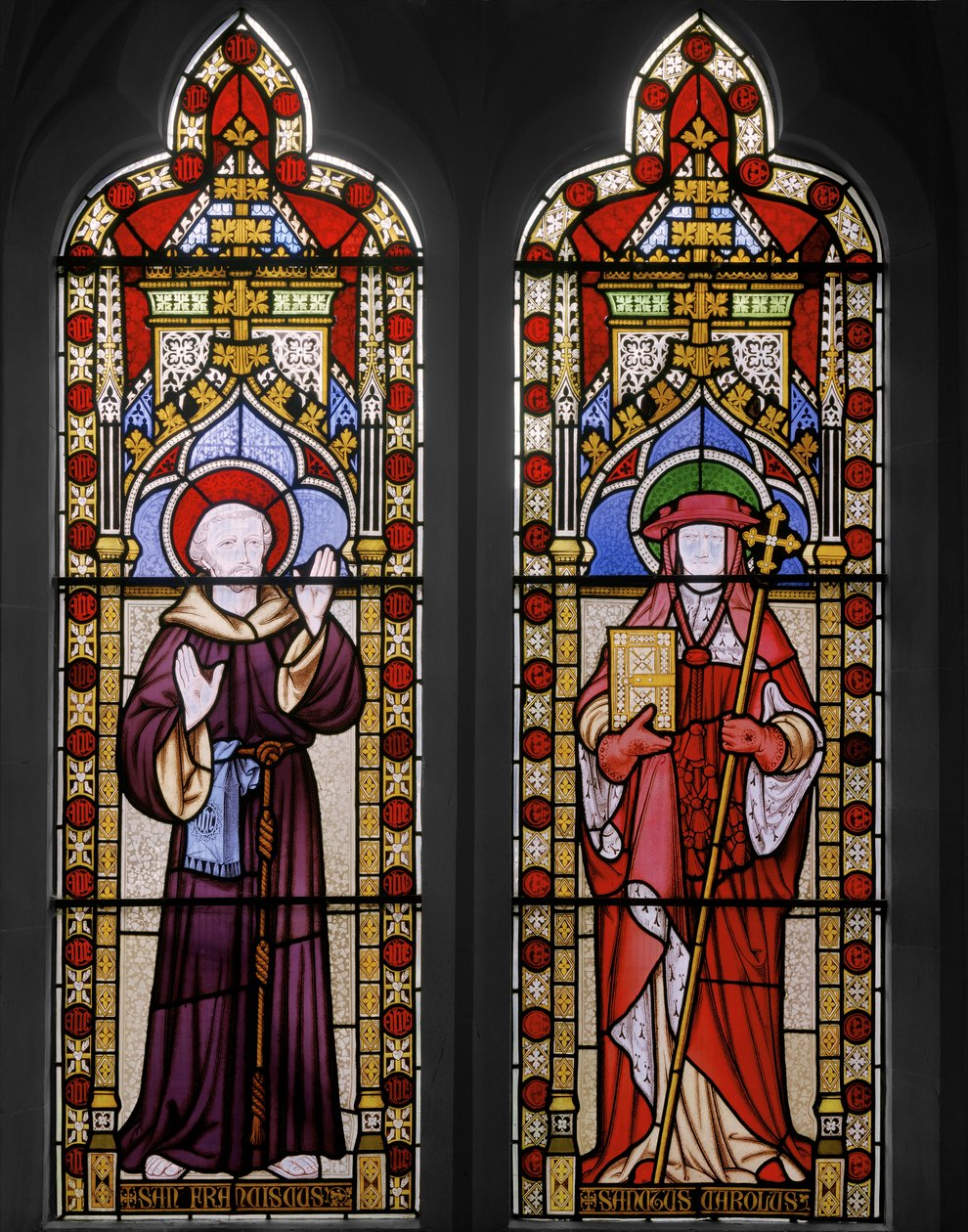 St. Franziskus von Assisi und St. Carolus von Augustus Welby Northmore Pugin