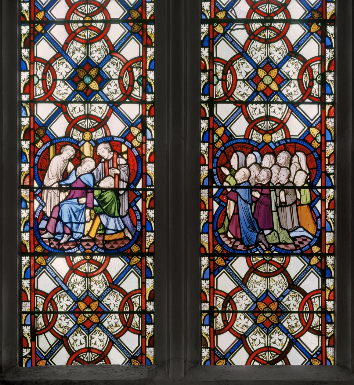 St. Georg Fenster (Detail) von Augustus Welby Northmore Pugin
