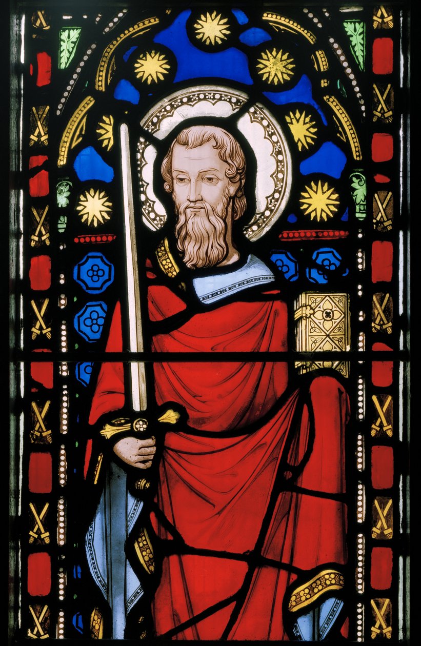 Heiliger Paulus (Detail) von Augustus Welby Northmore Pugin