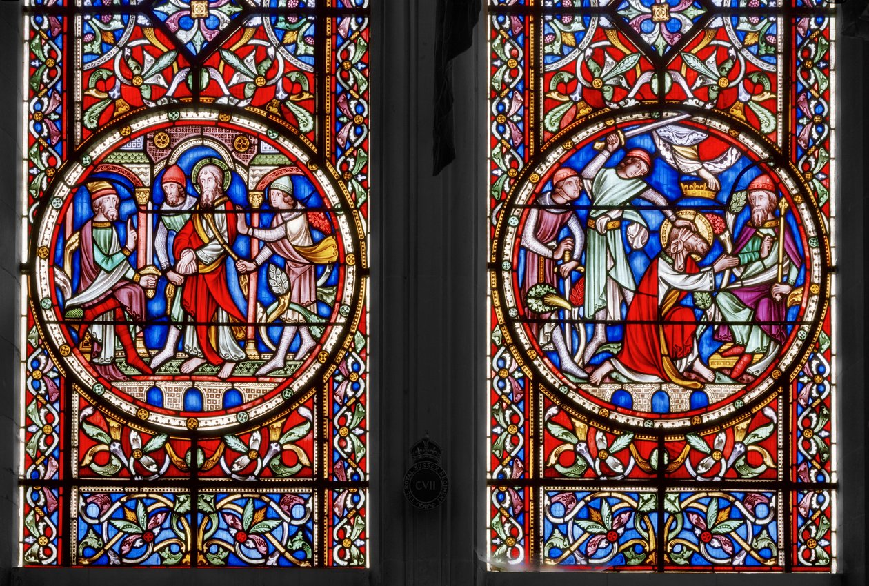 Das Leben des St. Paulus, St. Georgs Kapelle (Detail) von Augustus Welby Northmore Pugin
