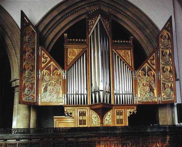 Die Sutton-Orgel, aus der Kapelle von Augustus Welby Northmore Pugin