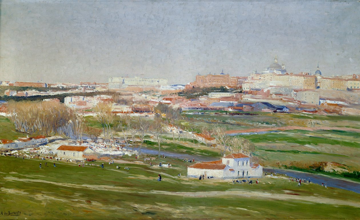 Die Wiese von San Isidro von Aureliano de Beruete
