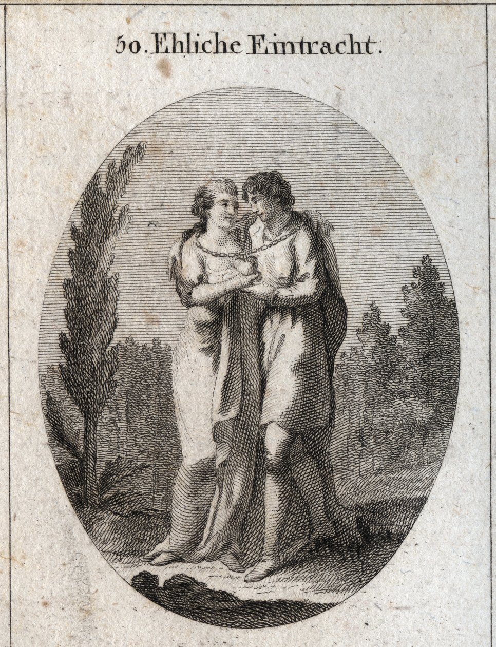 Allegorie der Harmonie in der Ehe von Austrian School