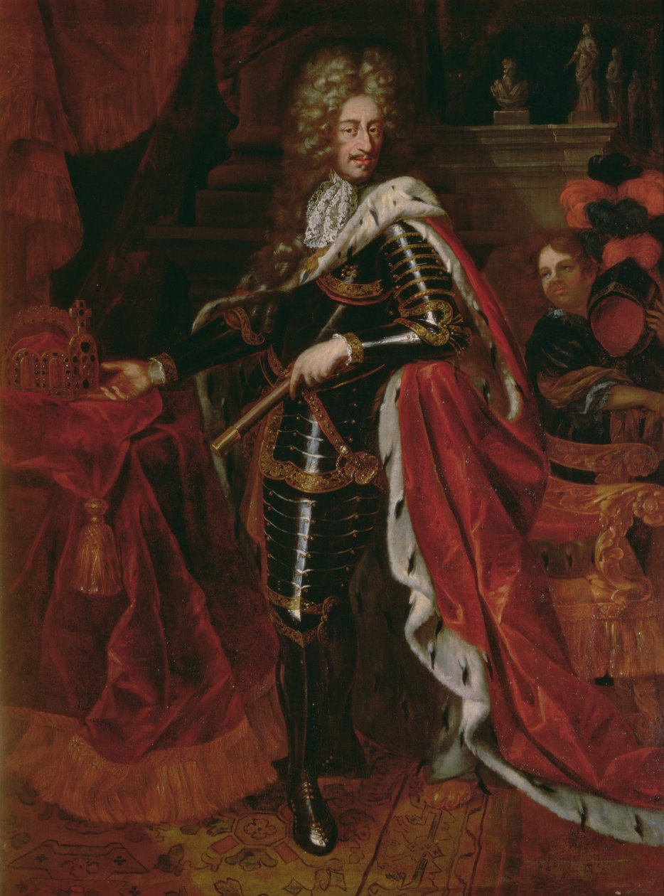 Porträt von Leopold I., Heiliges Römisches Reich (1640-1705) von Austrian School