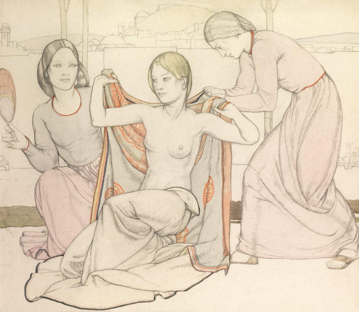 Die Badenden von Averil Mary Burleigh
