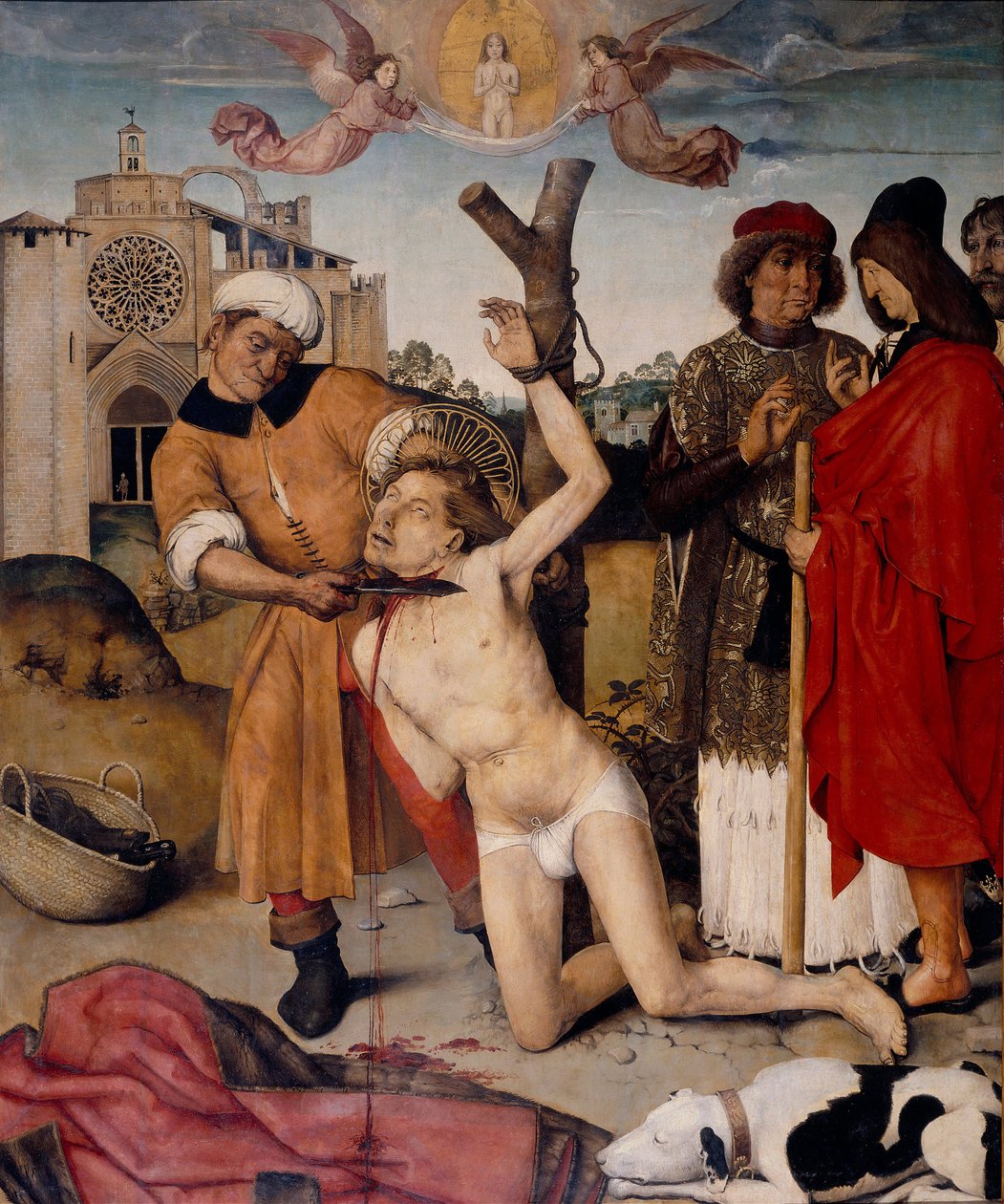 Das Martyrium des heiligen Cucuphas von Ayne (Hans) (active 1502 1507) Bru