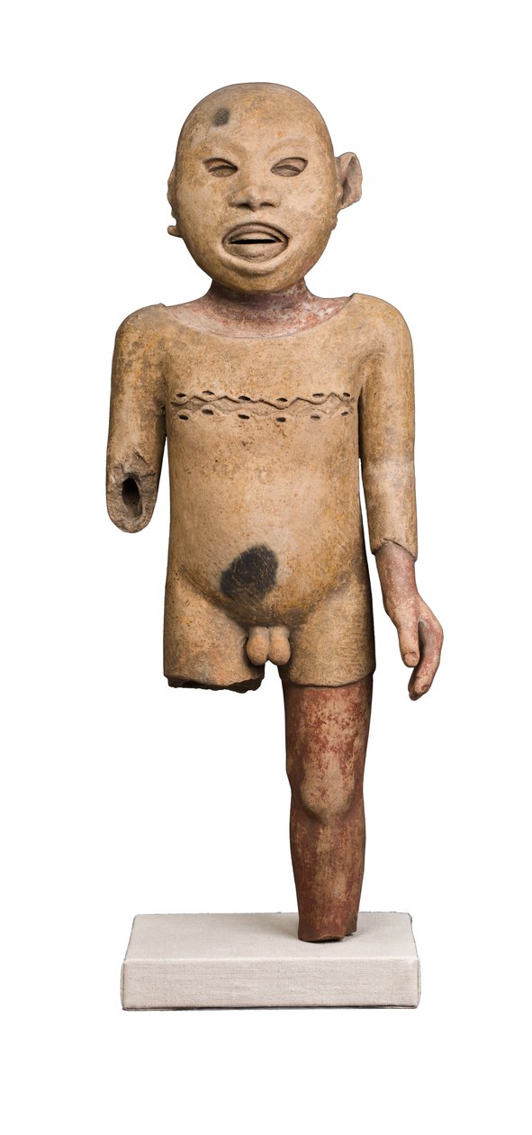 Ritual-Imitator der Gottheit Xipe Totec, möglicherweise Zentral-Veracruz, 1450/1500 von Aztec