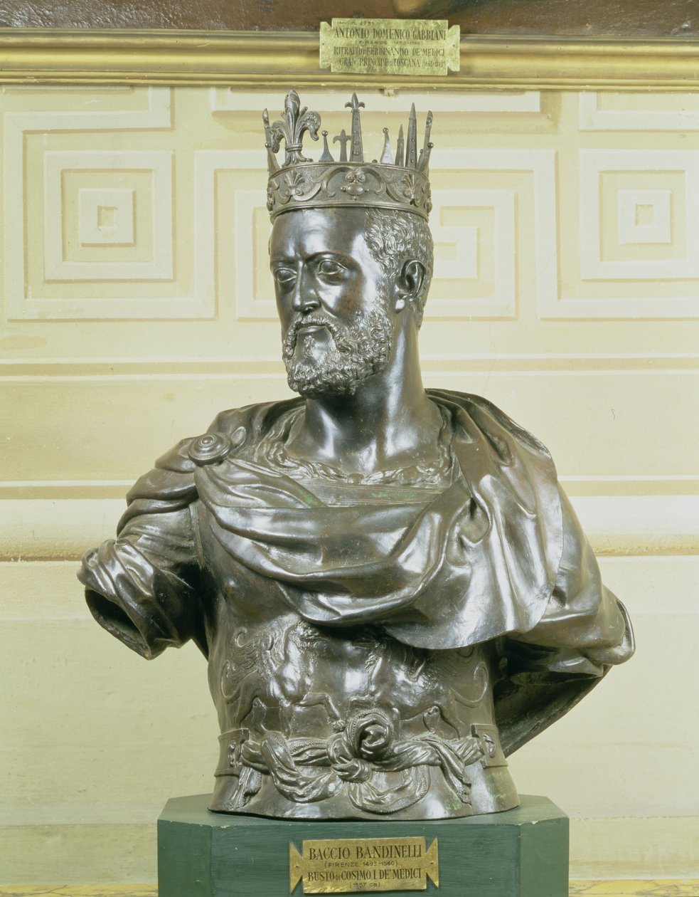 Porträtbüste von Cosimo I. de Medici, ca. 1557 von Baccio Bandinelli