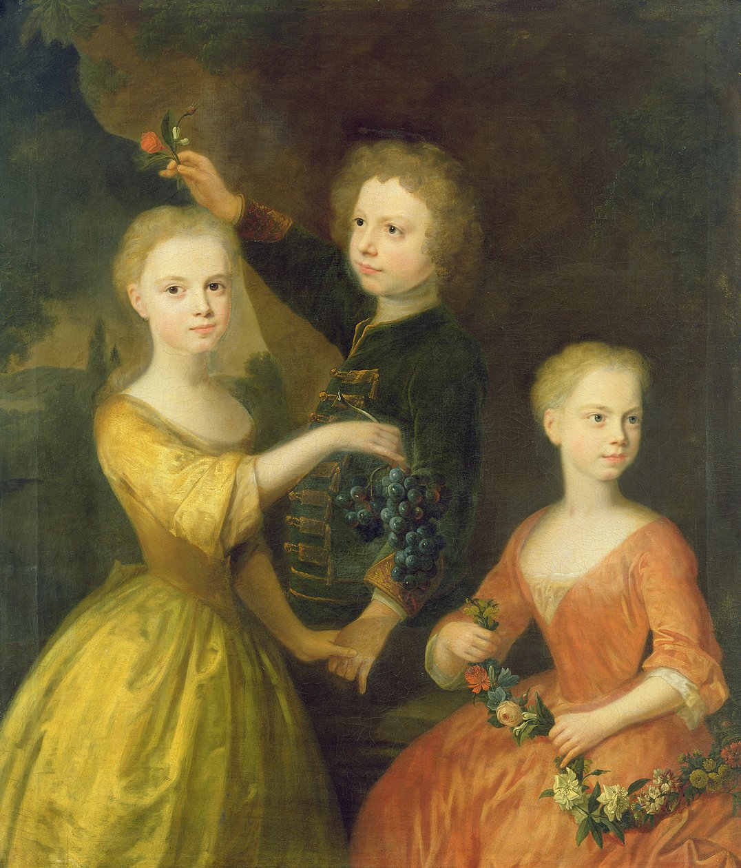 Die Kinder des Ratsmitglieds Barthold Heinrich Brockes (1680-1747) von Balthasar Denner
