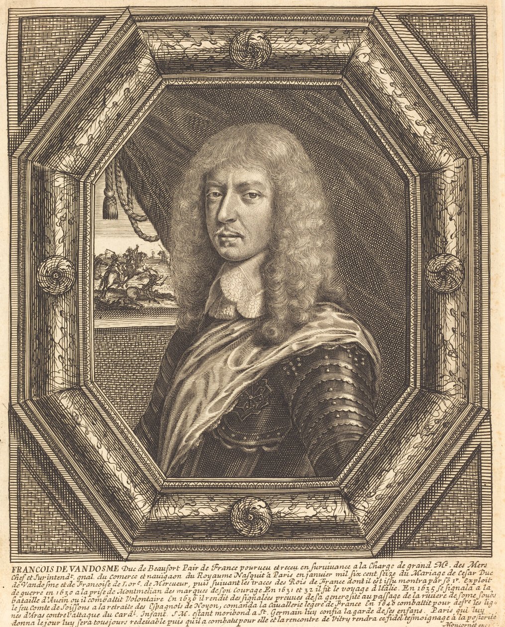 François de Vendôme, Herzog von Beaufort von Balthasar Moncornet