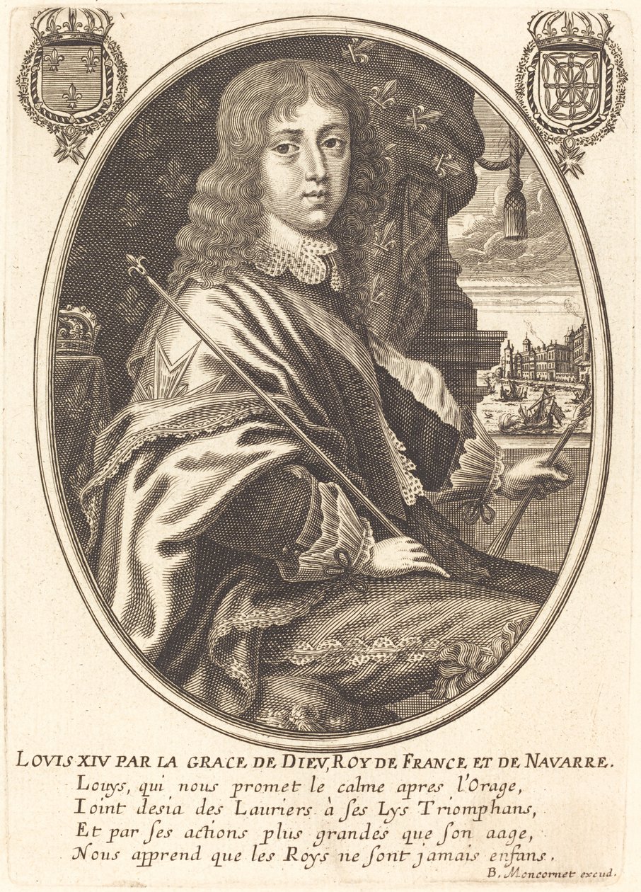 Ludwig XIV., König von Frankreich von Balthasar Moncornet