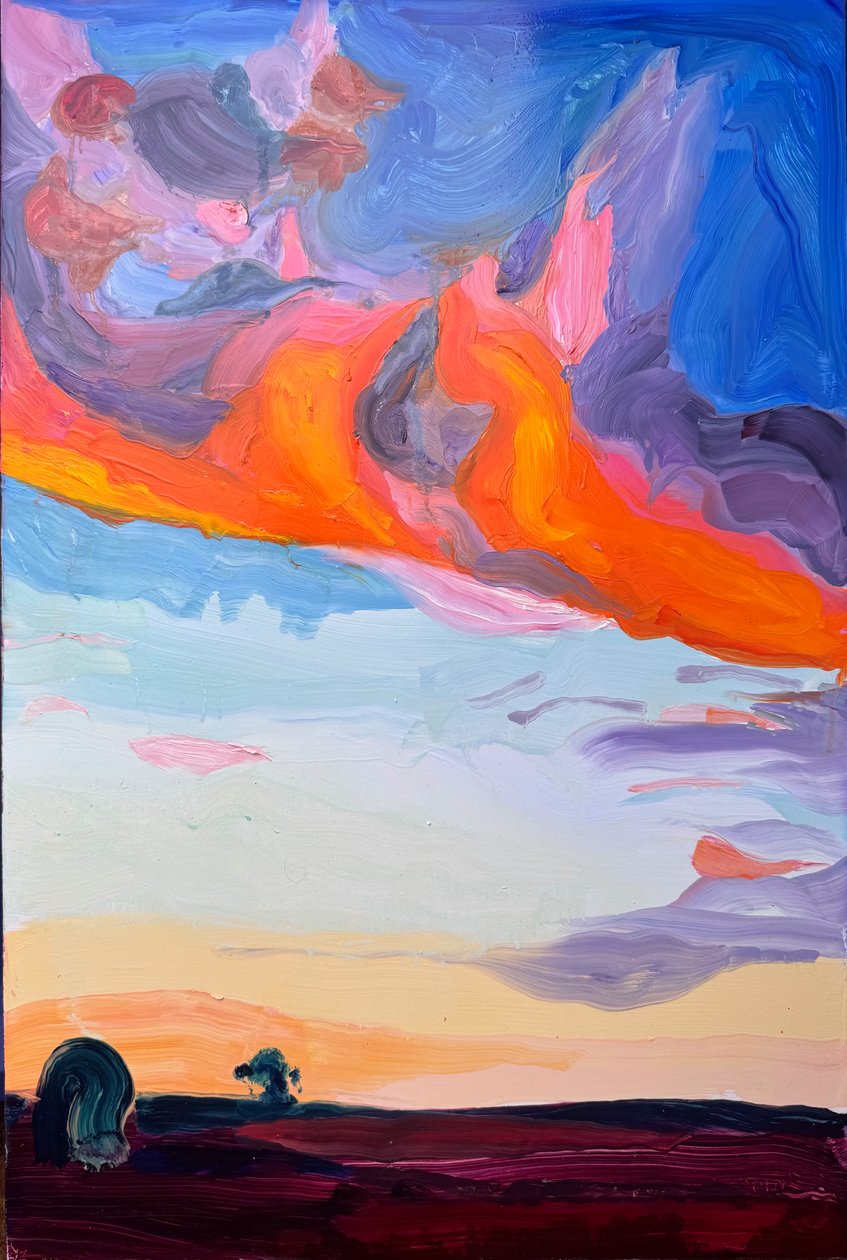 Alleinstehend, 2024 von Barbara Hoogeweegen