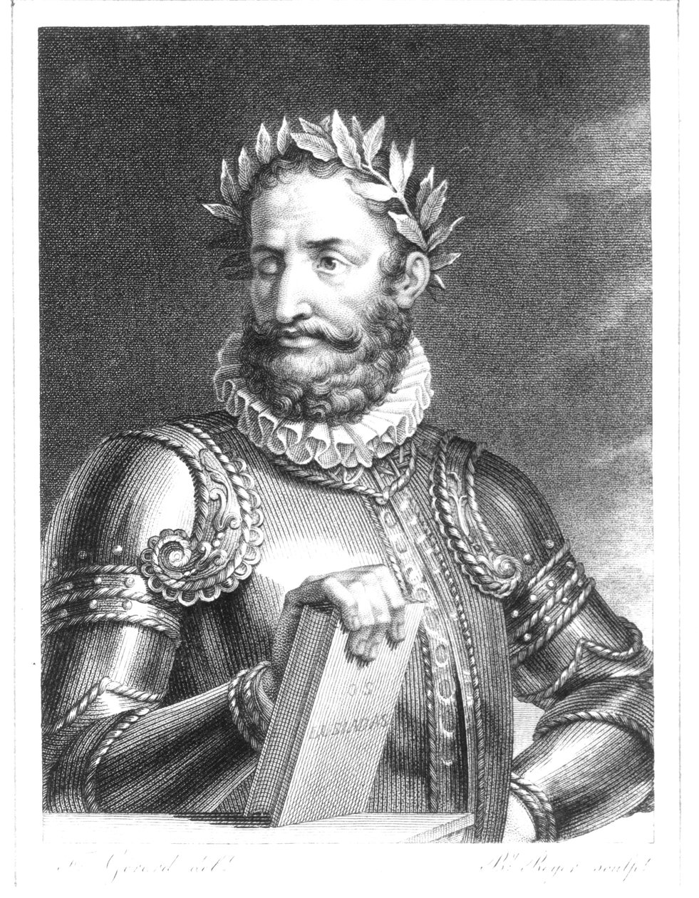 Luiz Vaz de Camoes (1524-1580), graviert von B. Roger von Baron François Pascal Simon Gérard