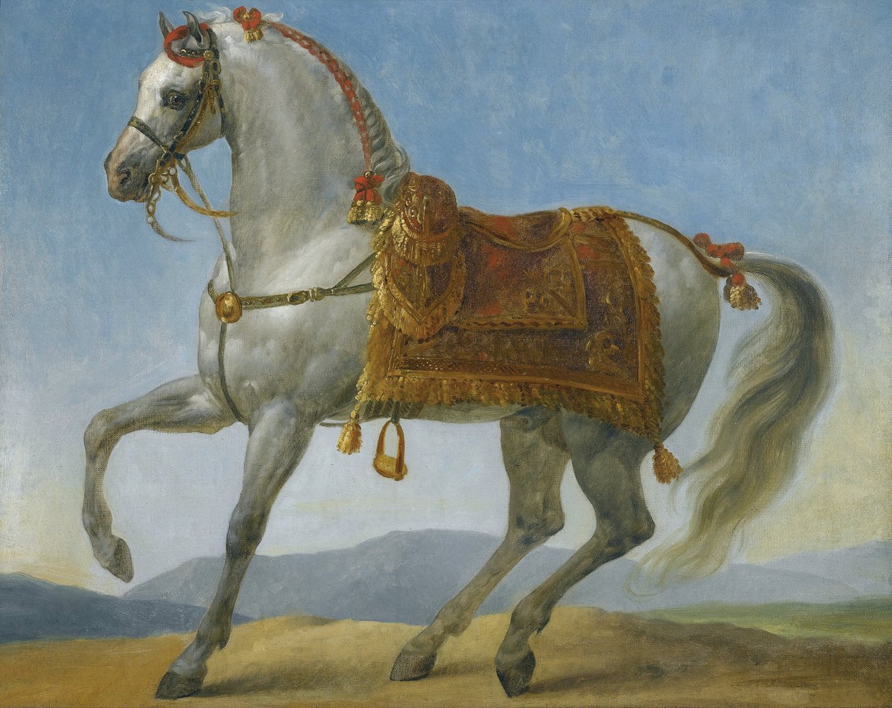 Marengo, das Pferd von Napoleon I. von Frankreich von Baron Antoine Jean Gros