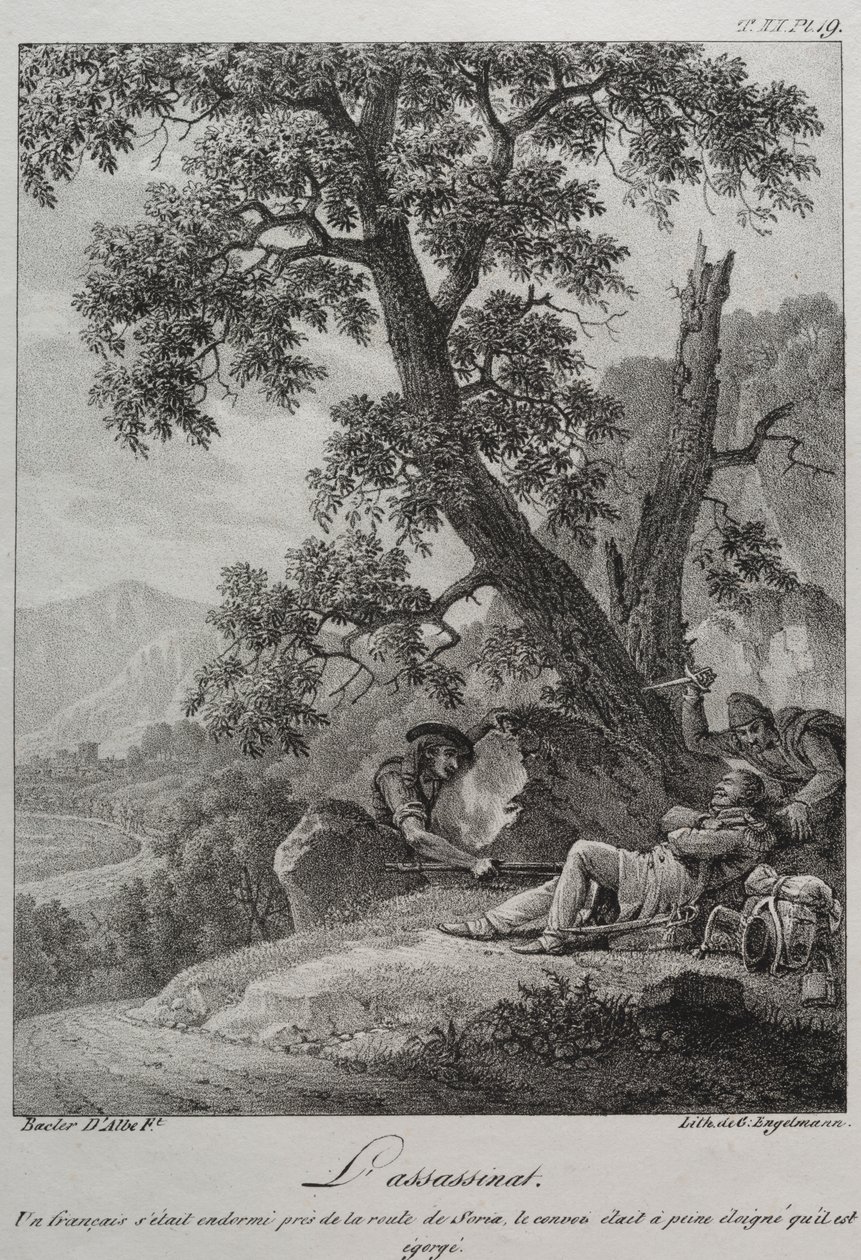 Spanische Kampagne: Die Ermordung von Baron Louis Albert Guillain Bacler d