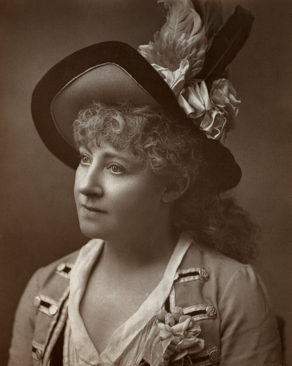 Lydia Thompson, britische Tänzerin, Schauspielerin und Theaterproduzentin, 1886 von Barraud
