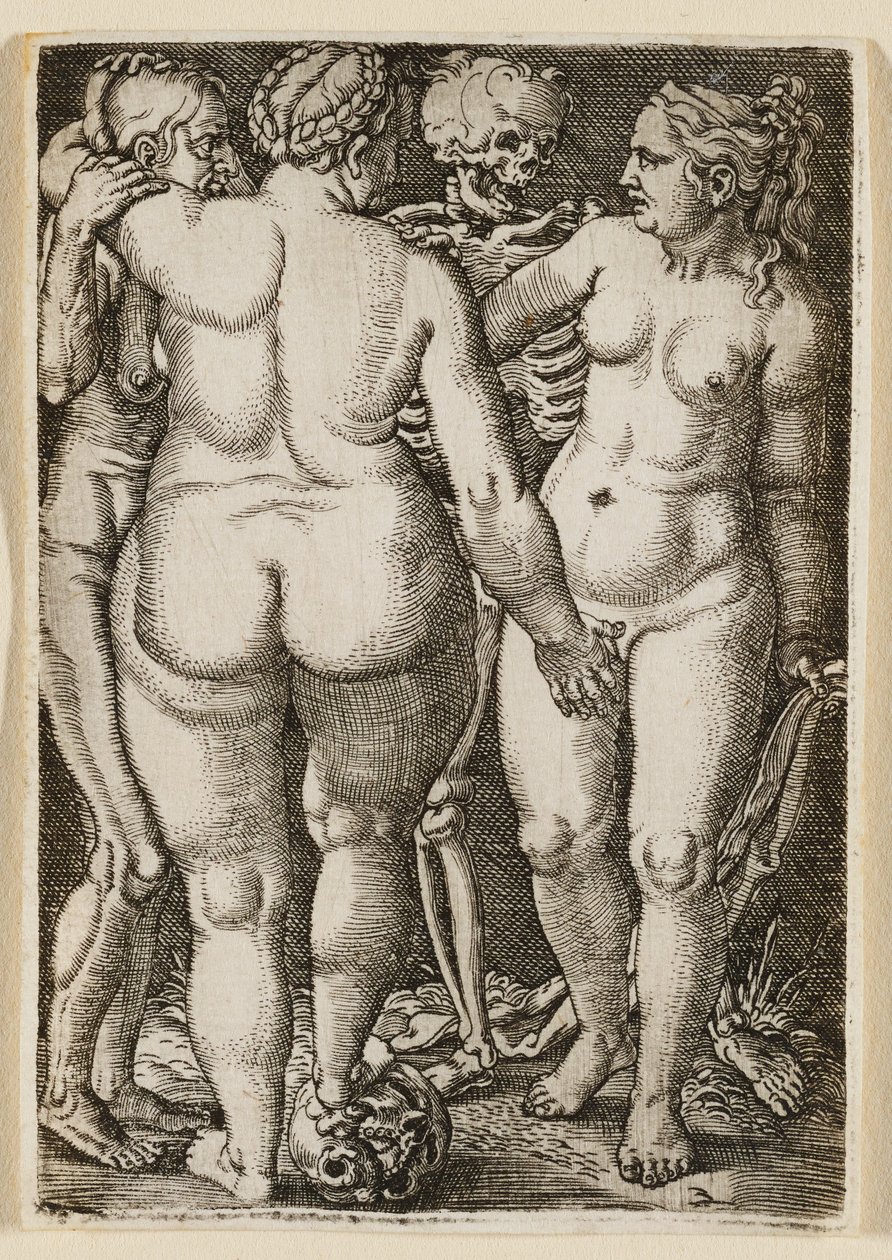 Der Tod und die drei nackten Frauen von Barthel Beham