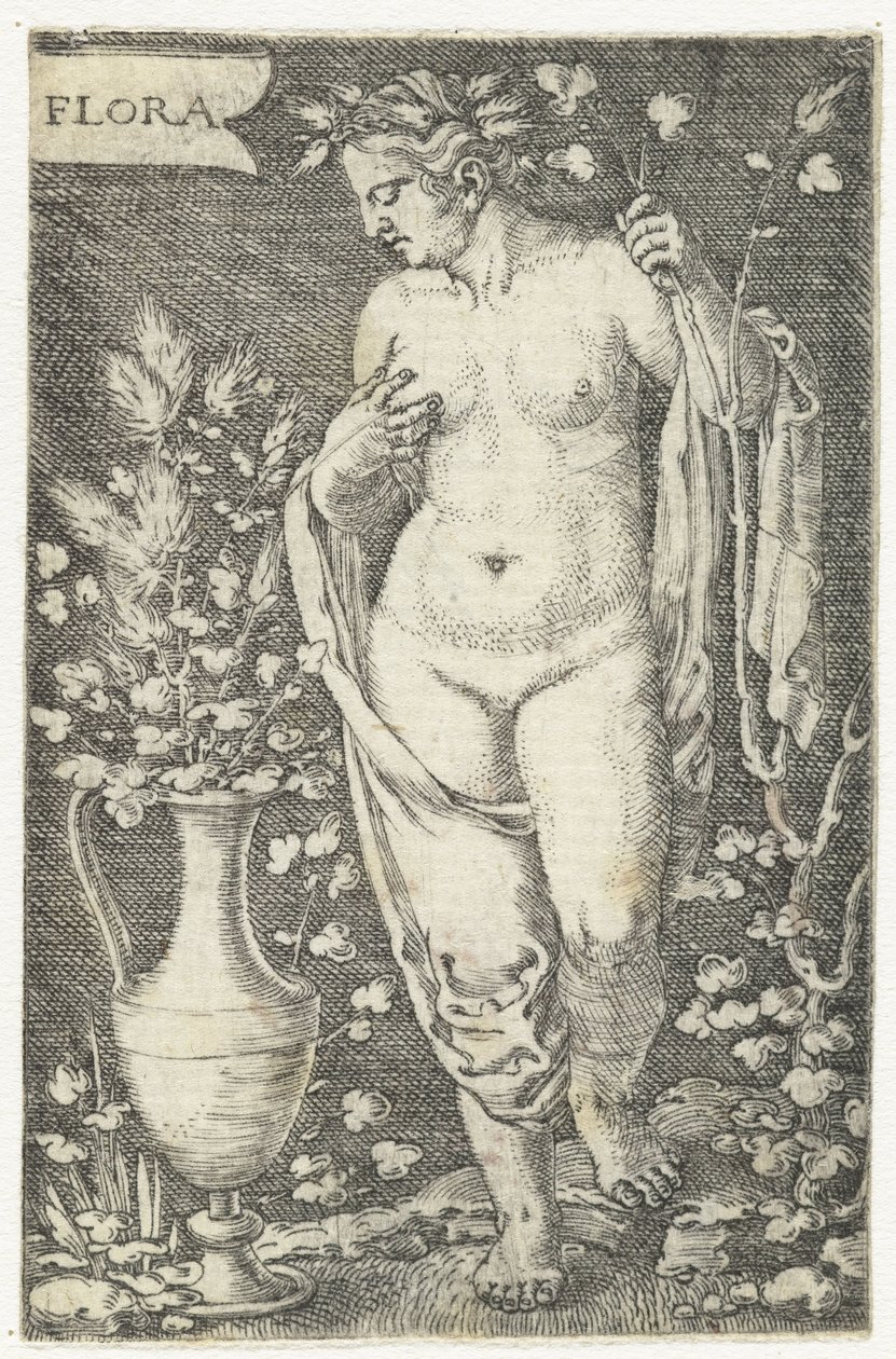 Flora von Barthel Beham: Hochwertigste Kunstreproduktion