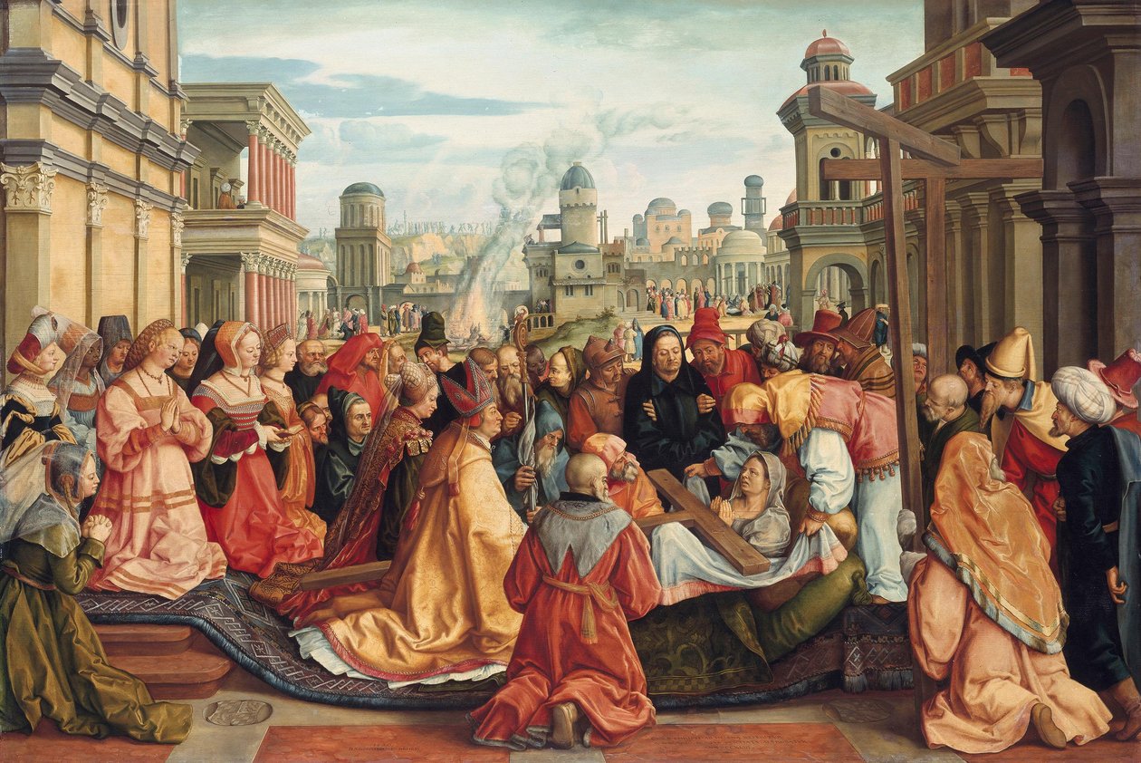 Historienzyklus: Kreuzauffindung der hl. Helena von Barthel Beham