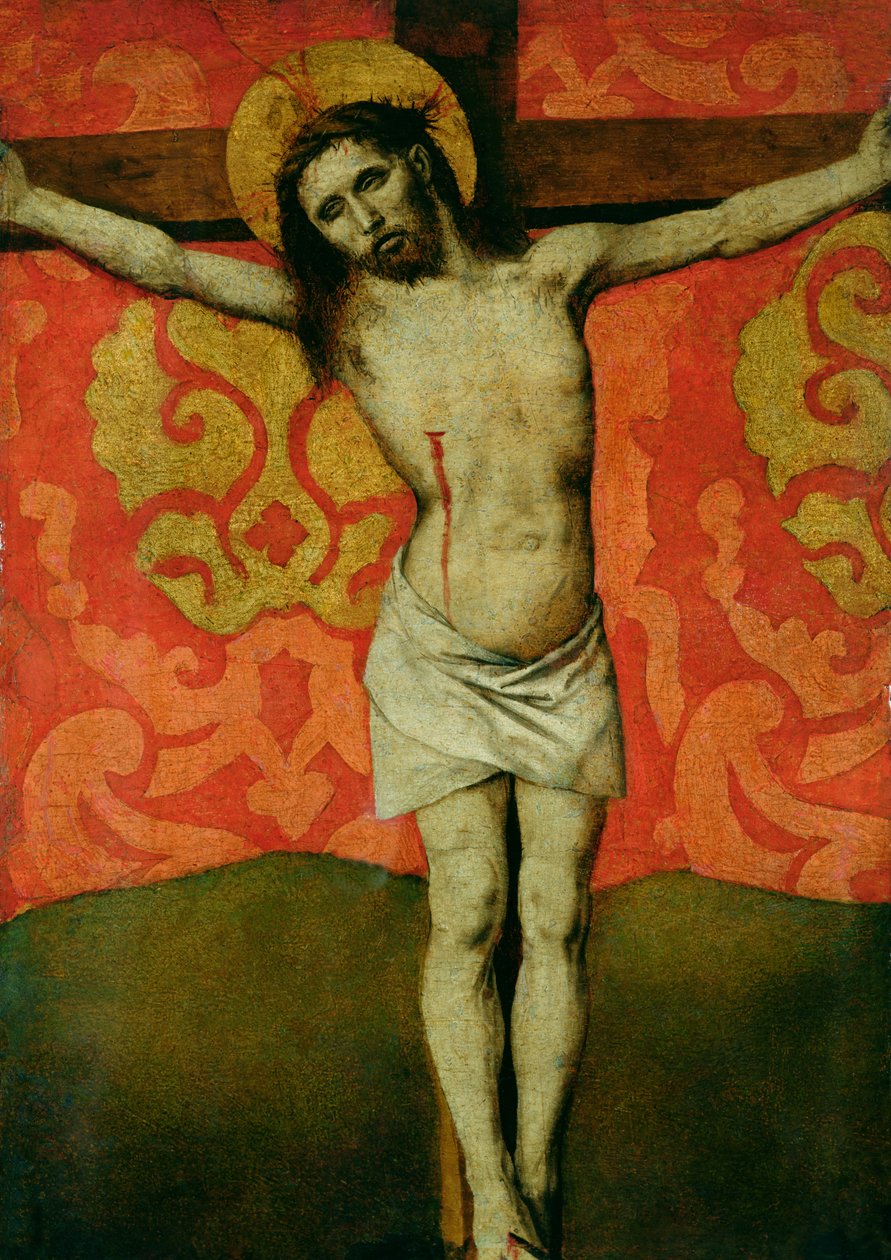 Christus am Kreuz, ca. 1445-50 von Barthelemy d