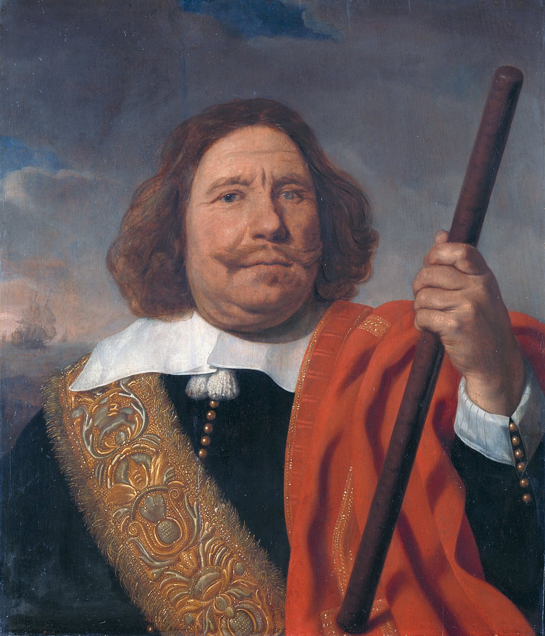 Egbert Meeuwsz Cortenaer (1605-65), Vizeadmiral der Admiralität von Maas, Rotterdam von Bartholomeus van der Helst