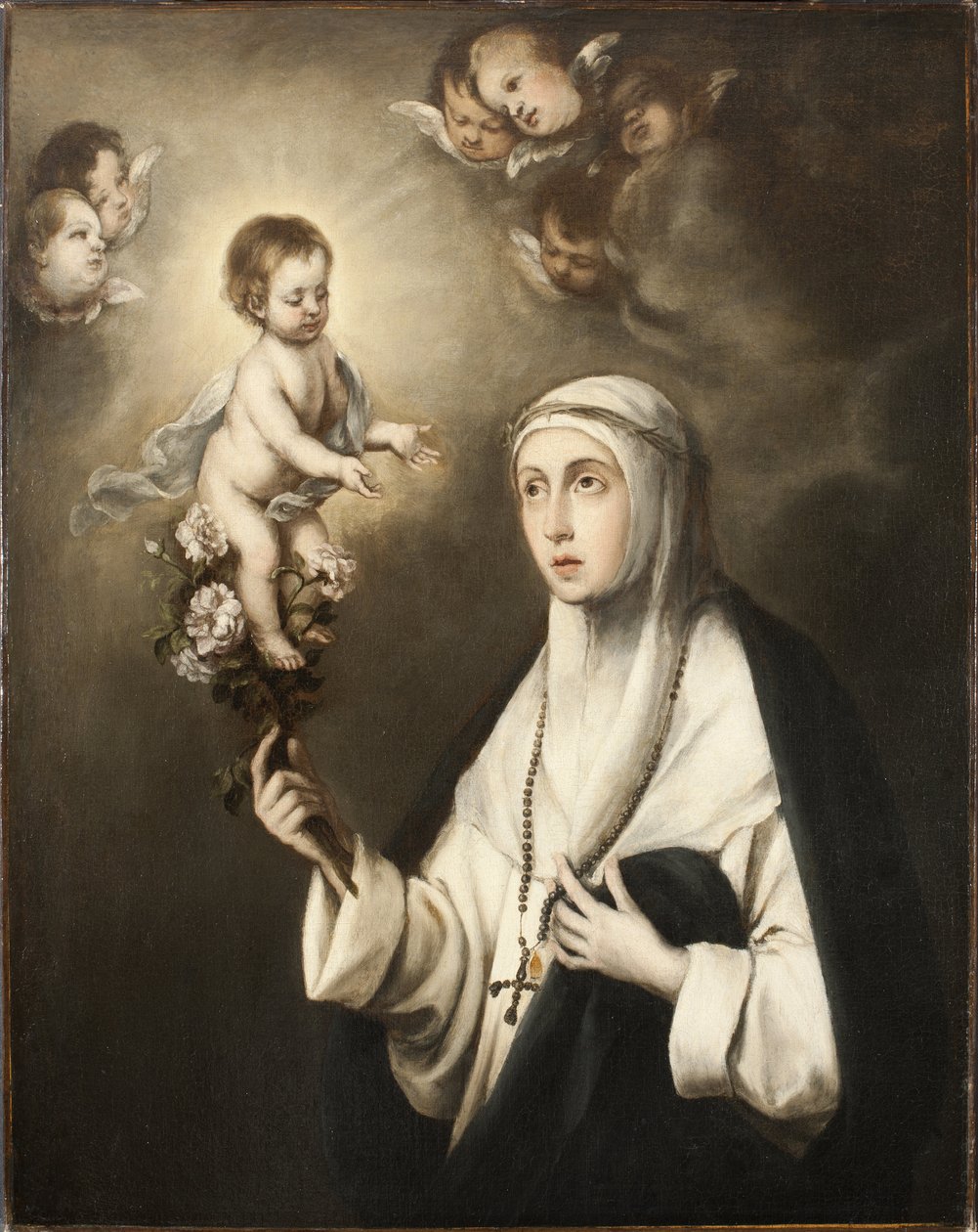 Heilige Rosa von Lima von Bartolomé Esteban Murillo