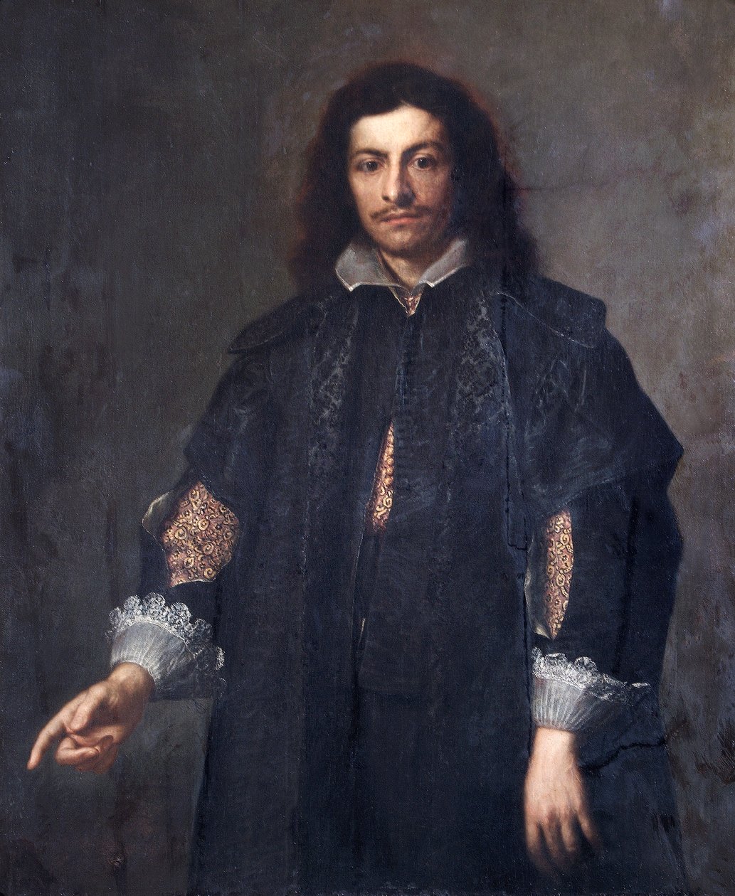Ein unbekannter Mann, Mitte der 1650er Jahre von Bartolomé Esteban Murillo