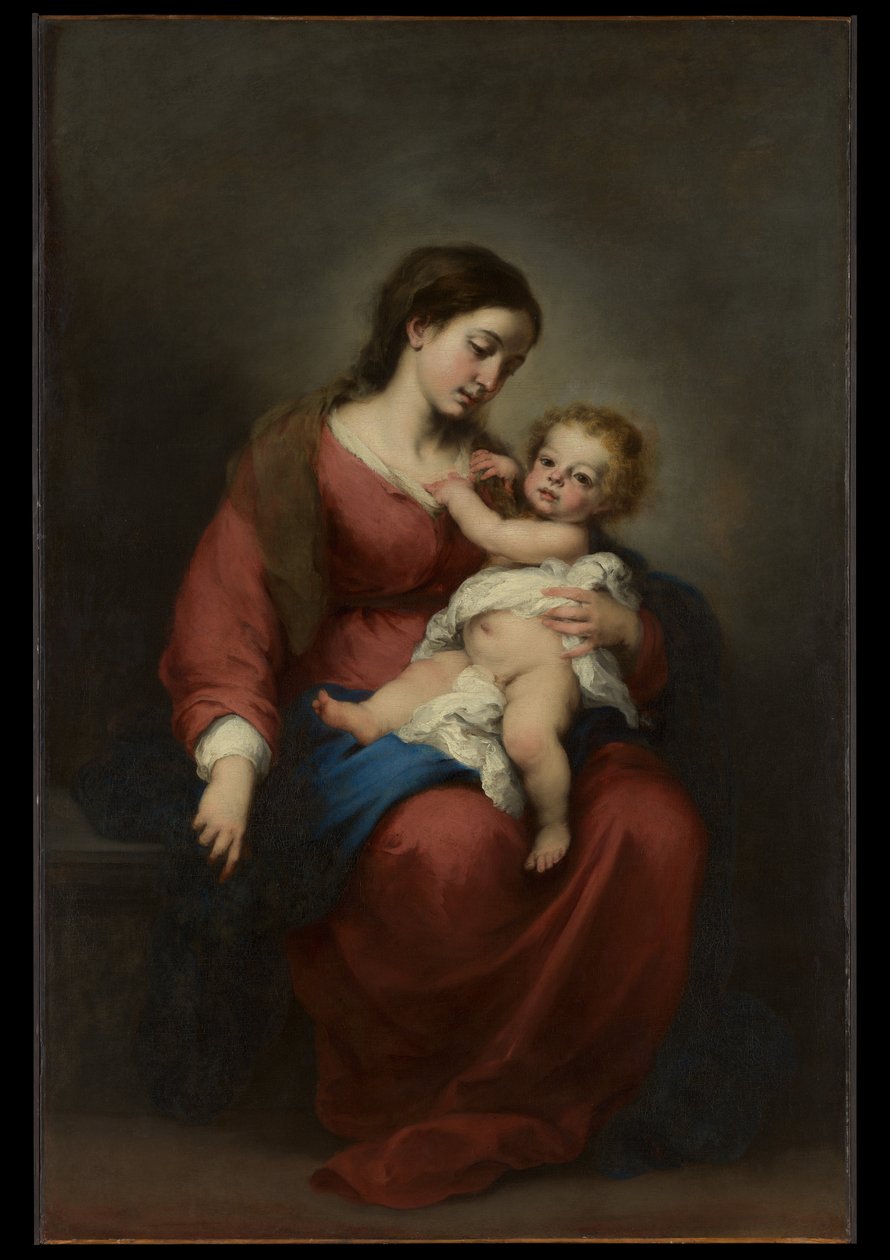 Jungfrau und Kind von Bartolomé Esteban Murillo
