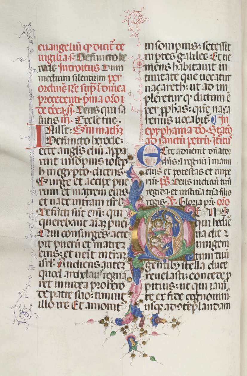Missale: Fol. 30v: Anbetung der Heiligen Drei Könige von Bartolomeo Caporali
