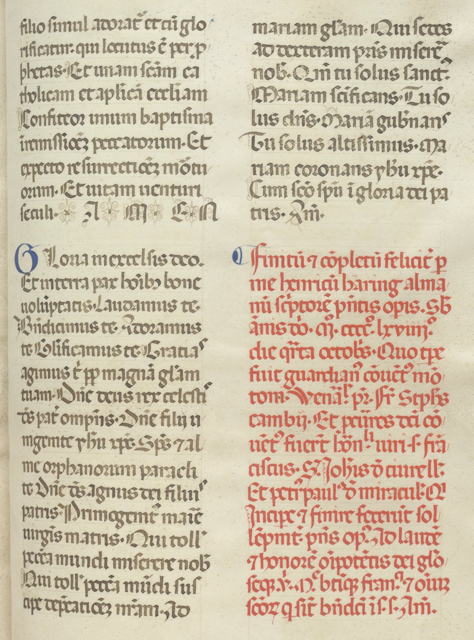 Missale: Folio 400: Kolophon von Bartolomeo Caporali