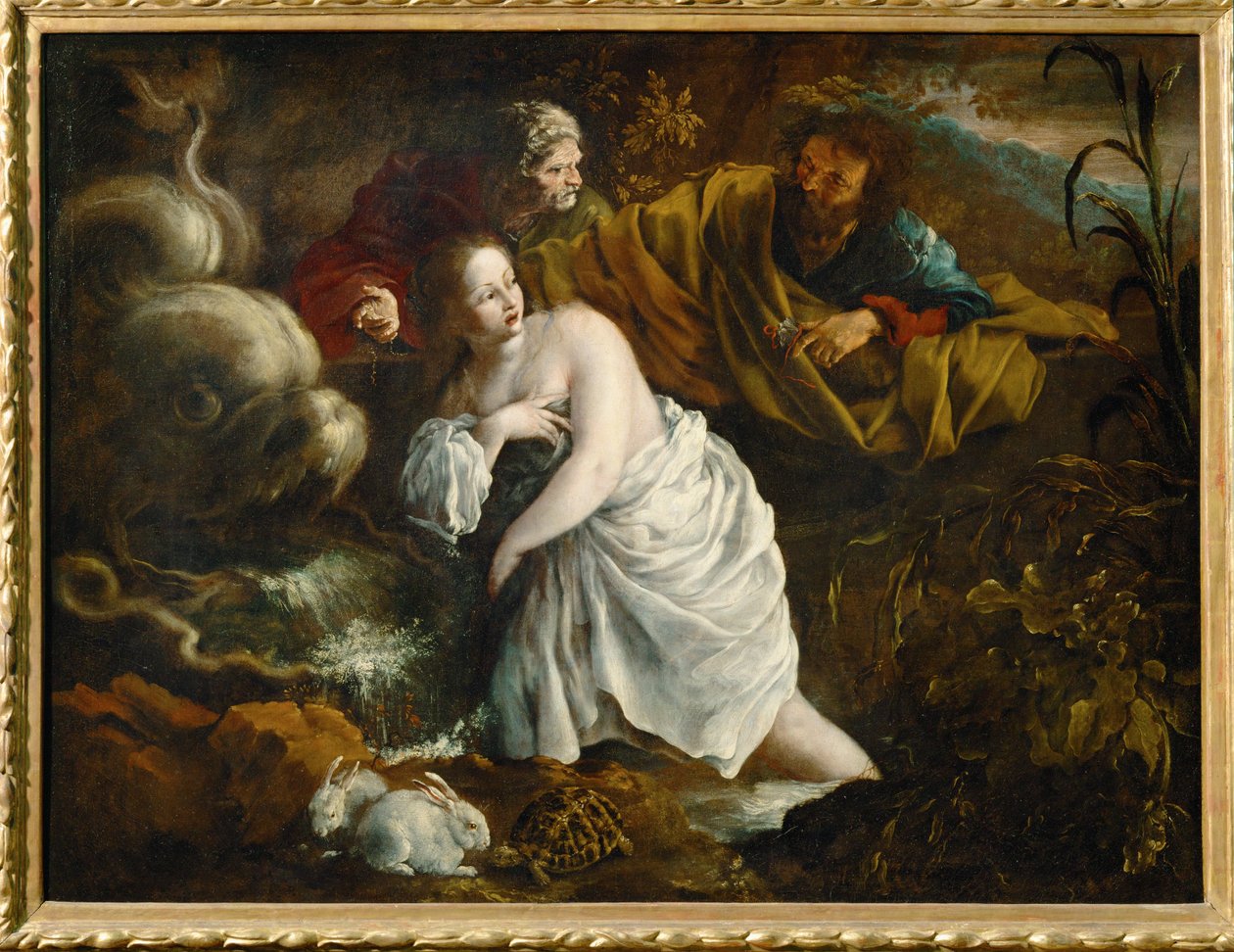 Susanna und die Ältesten von Bartolomeo Guidobono