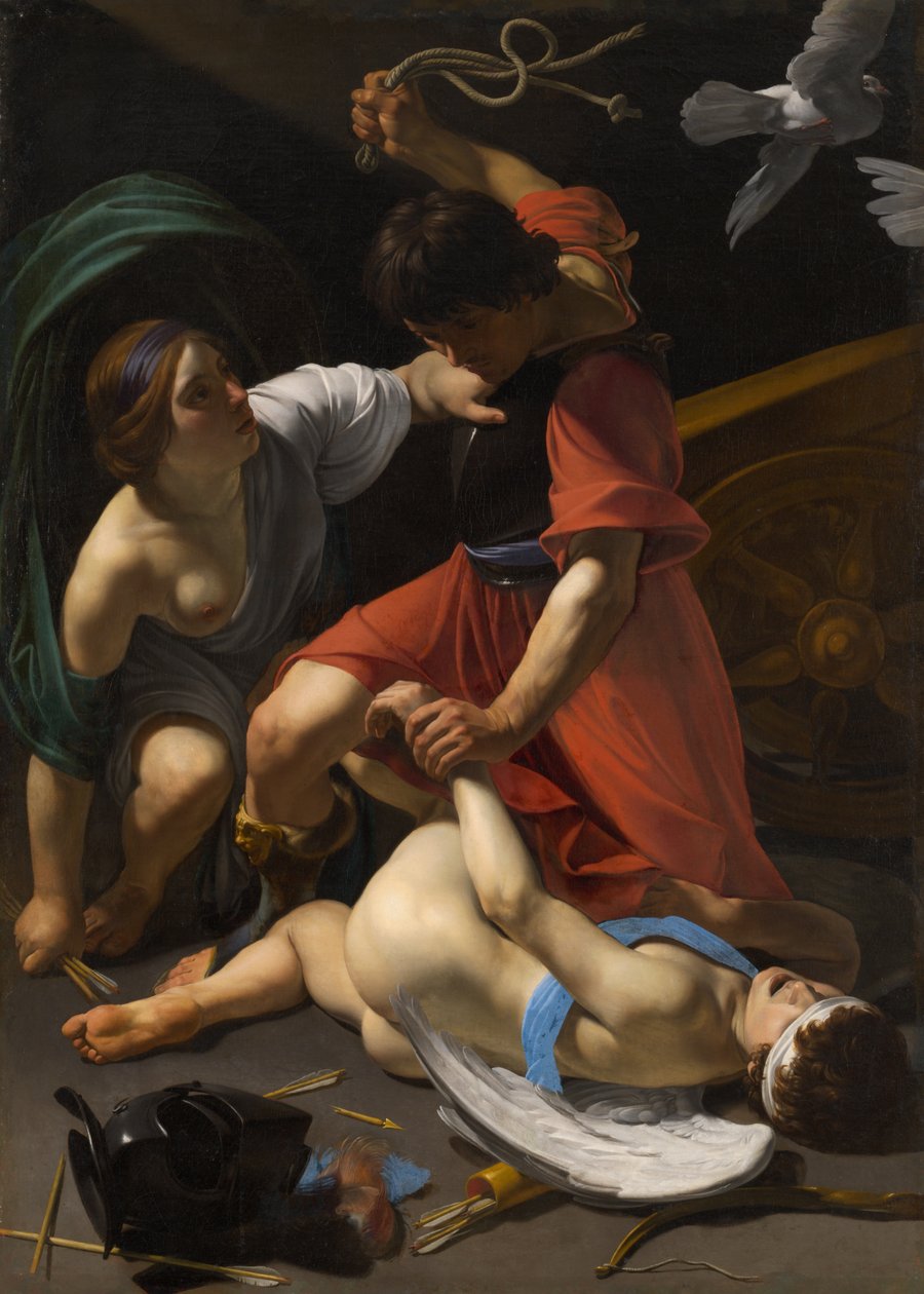 Amor bestraft von Bartolomeo Manfredi