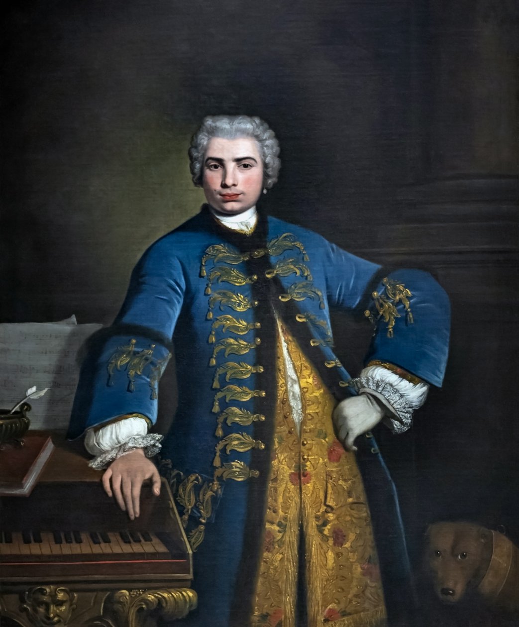 Porträt von Farinelli von Bartolomeo Nazari