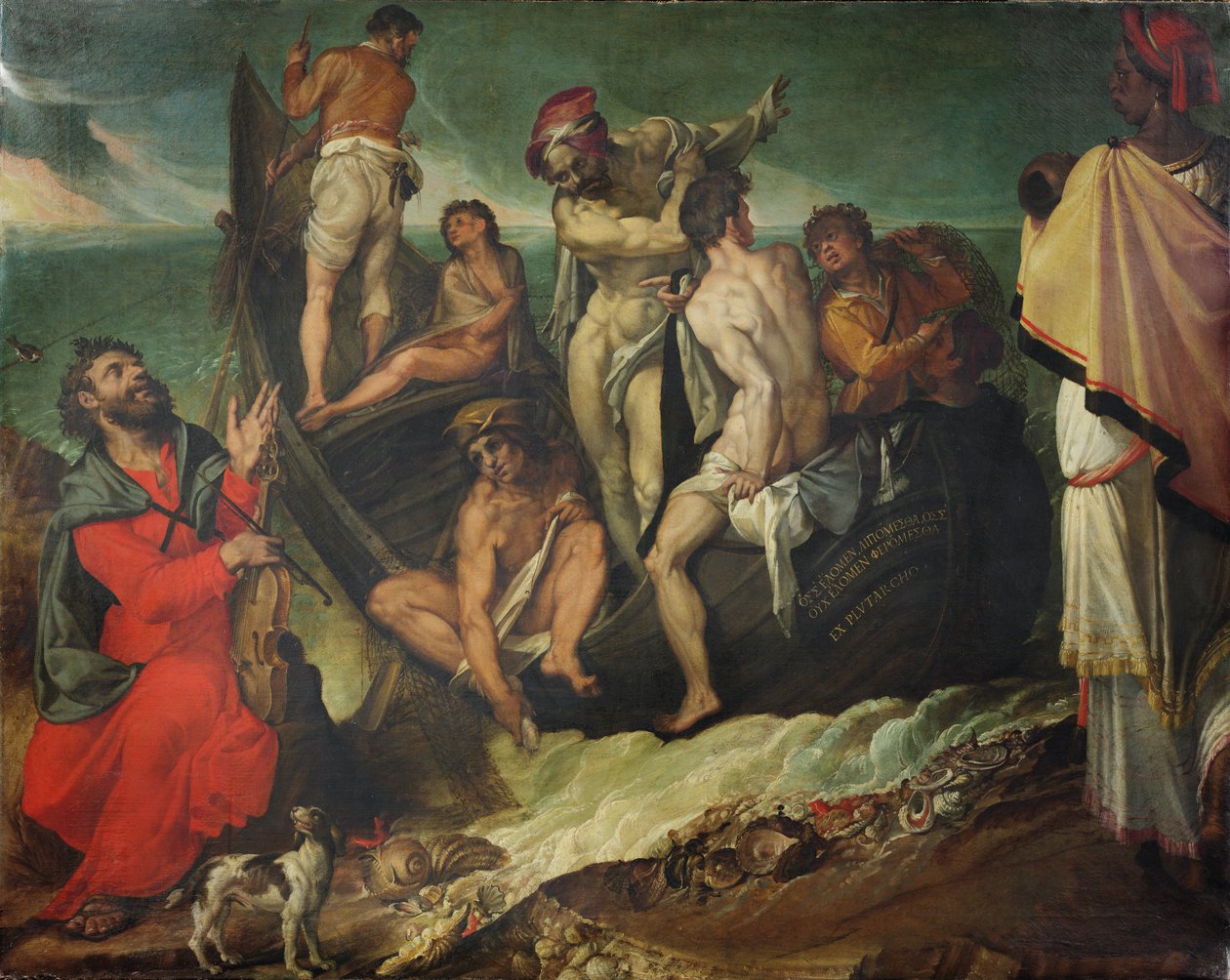 Das Rätsel des Homer von Bartolomeo Passarotti