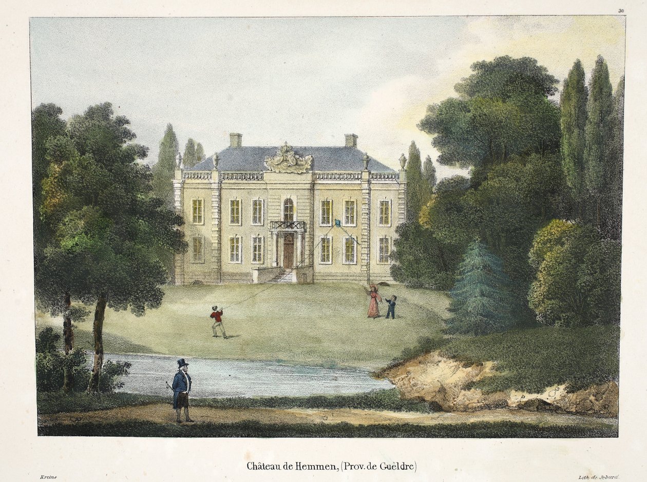 Schloss Hemmen, ca. 1895 von Belgian School