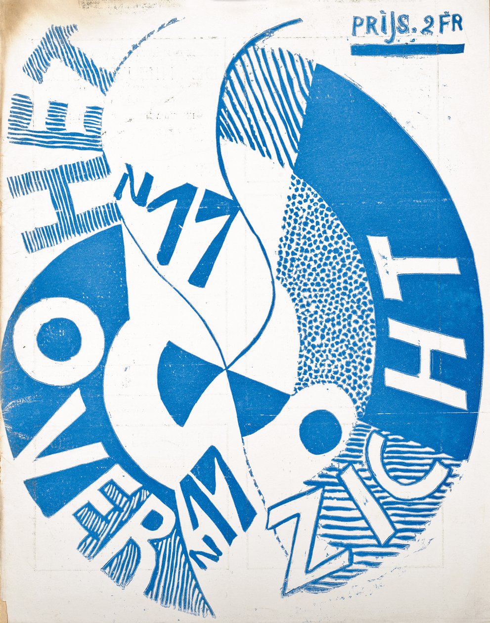 Titelblatt für die Zeitschrift "Het Overzicht", ca. 1922-1925 von Belgian School