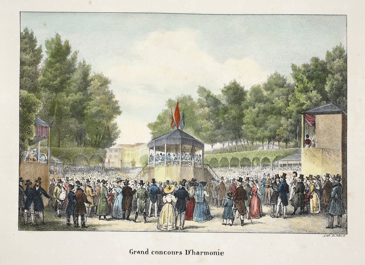 Großer Harmonie-Wettbewerb, ca. 1895 von Belgian School