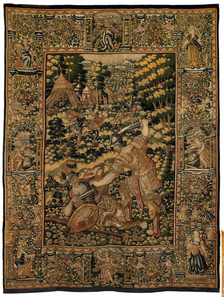 Geschichte von Kyros II. dem Großen, ca. 1590 (Wandteppich) von Belgian School
