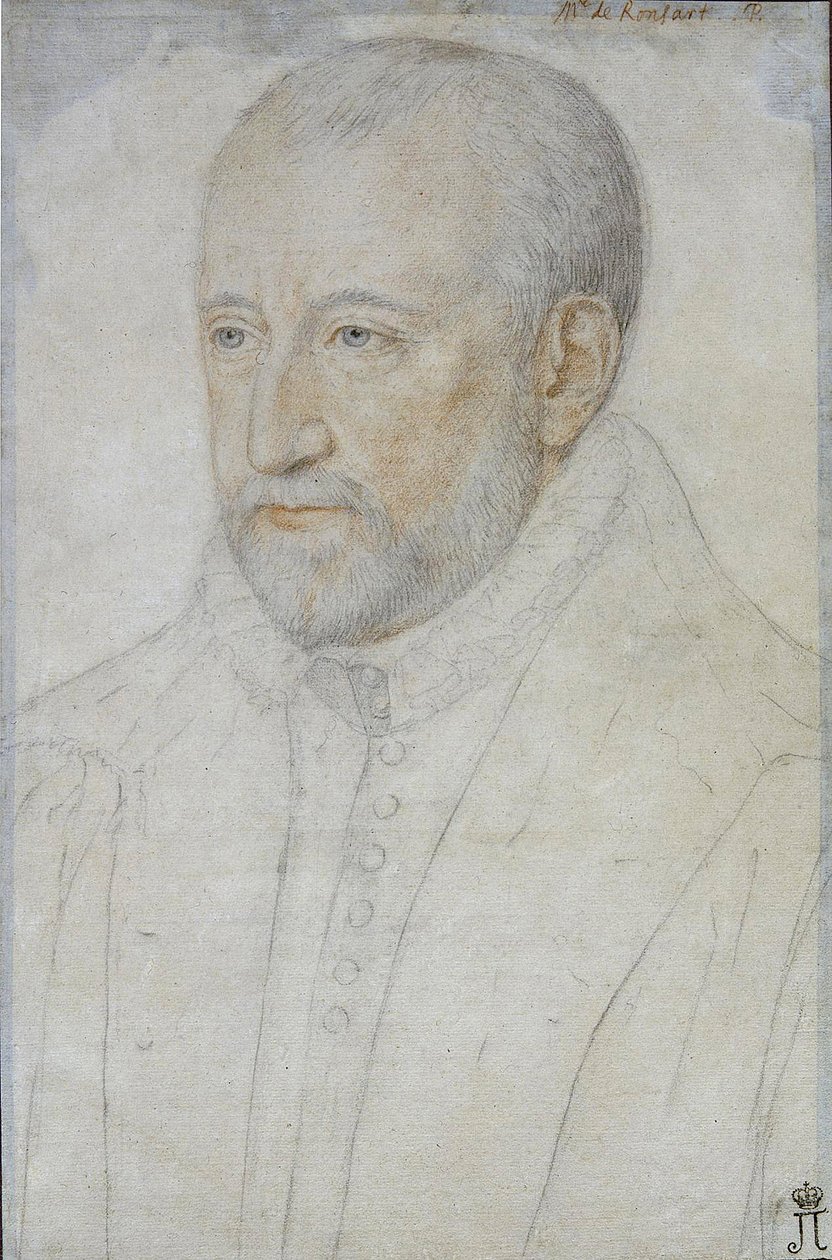 Porträt von Pierre de Ronsard von Benjamin Foulon