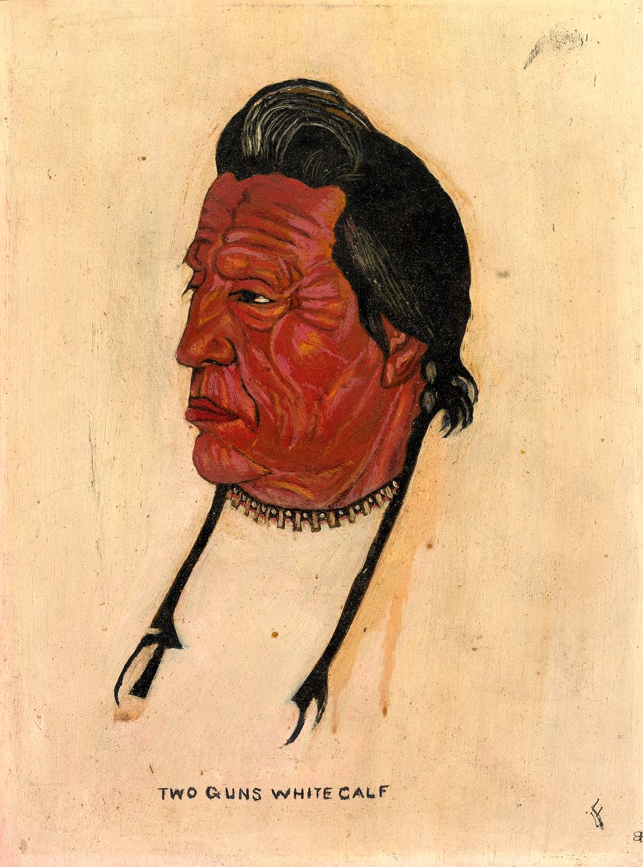 Two Guns White Calf, n.d. von Benjamin H. Frayser