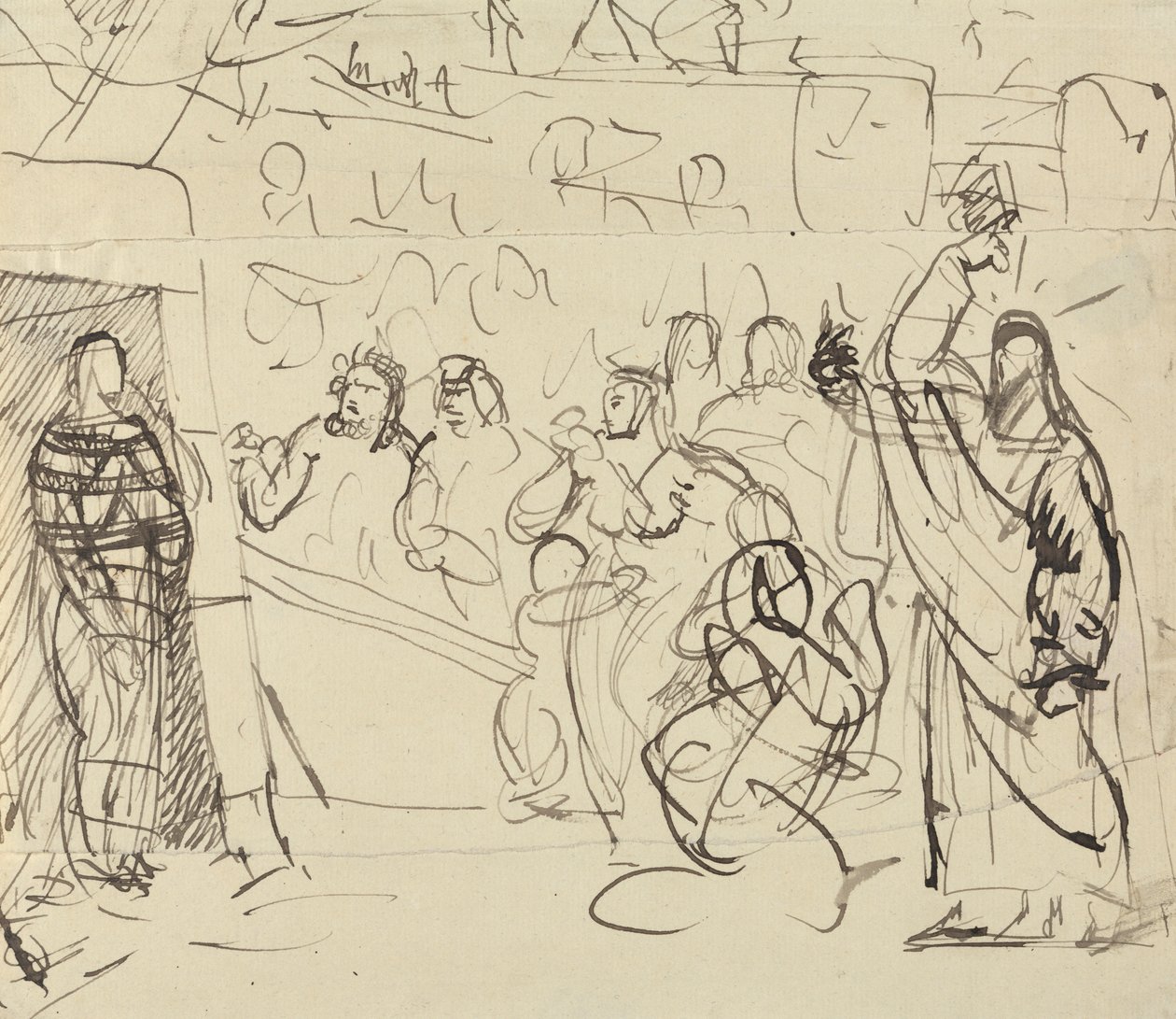Studie der Auferstehung des Lazarus von Benjamin Robert Haydon