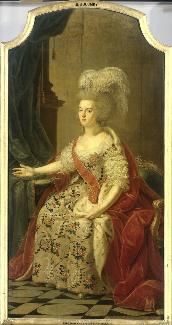 Friederike Sophie Wilhelmine von Preußen (1751-1820), Ehefrau von Prinz Wilhelm V. von Benjamin Samuel Bolomey