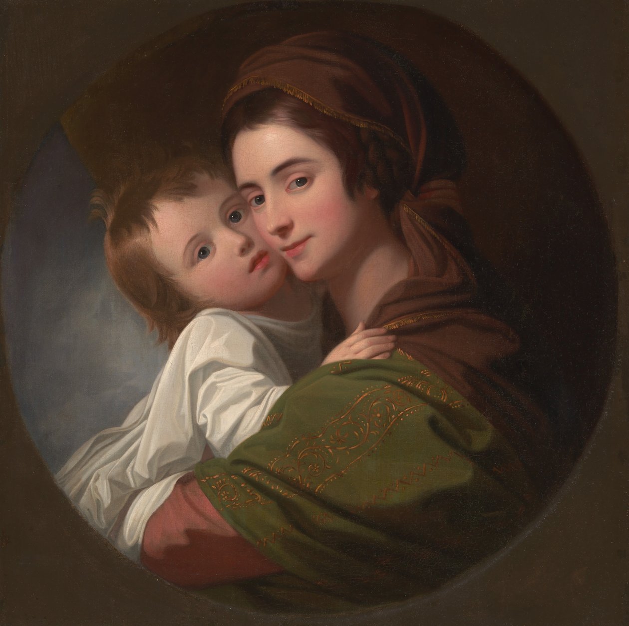 Die Frau des Künstlers Elizabeth und Ihr Sohn Raphael von Benjamin West