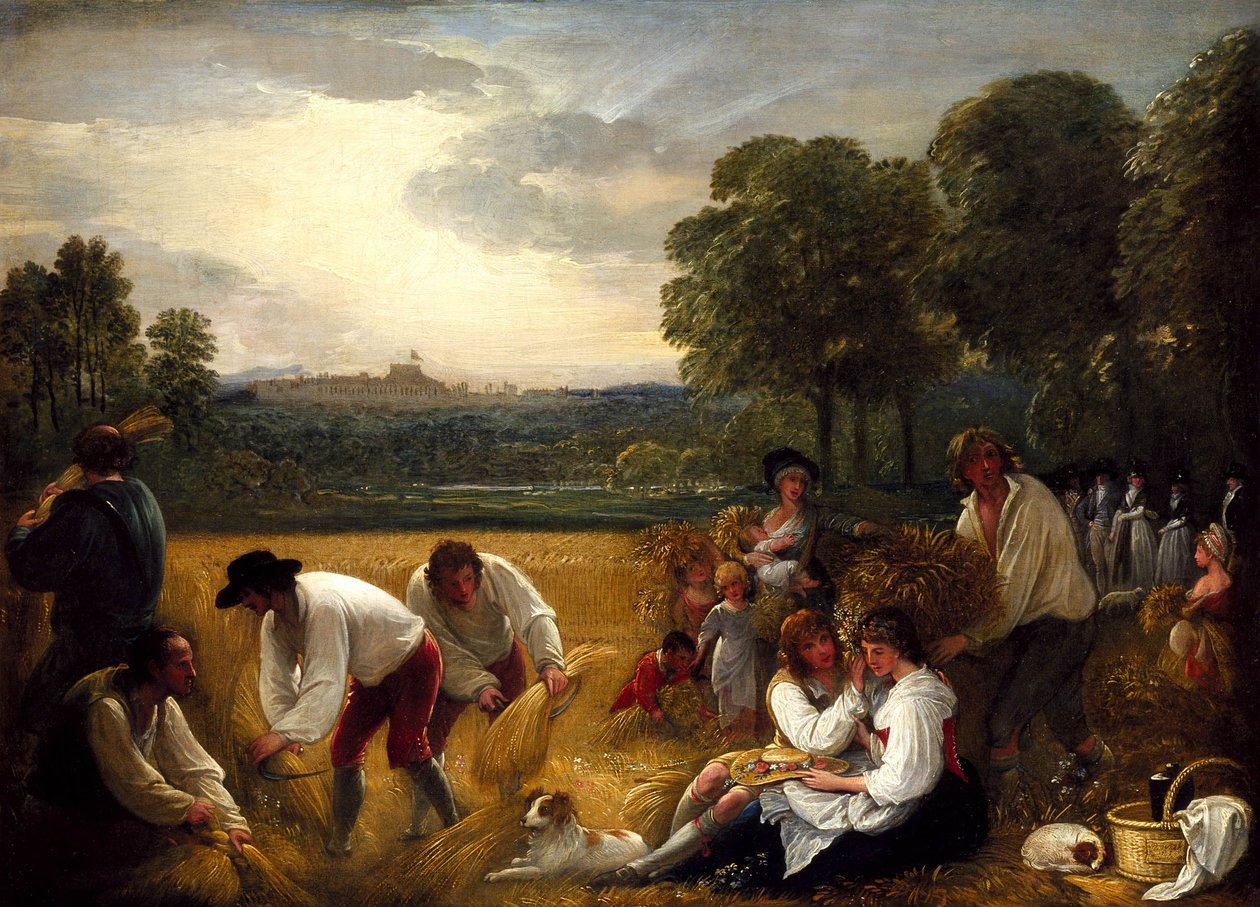 Ernte bei Windsor von Benjamin West