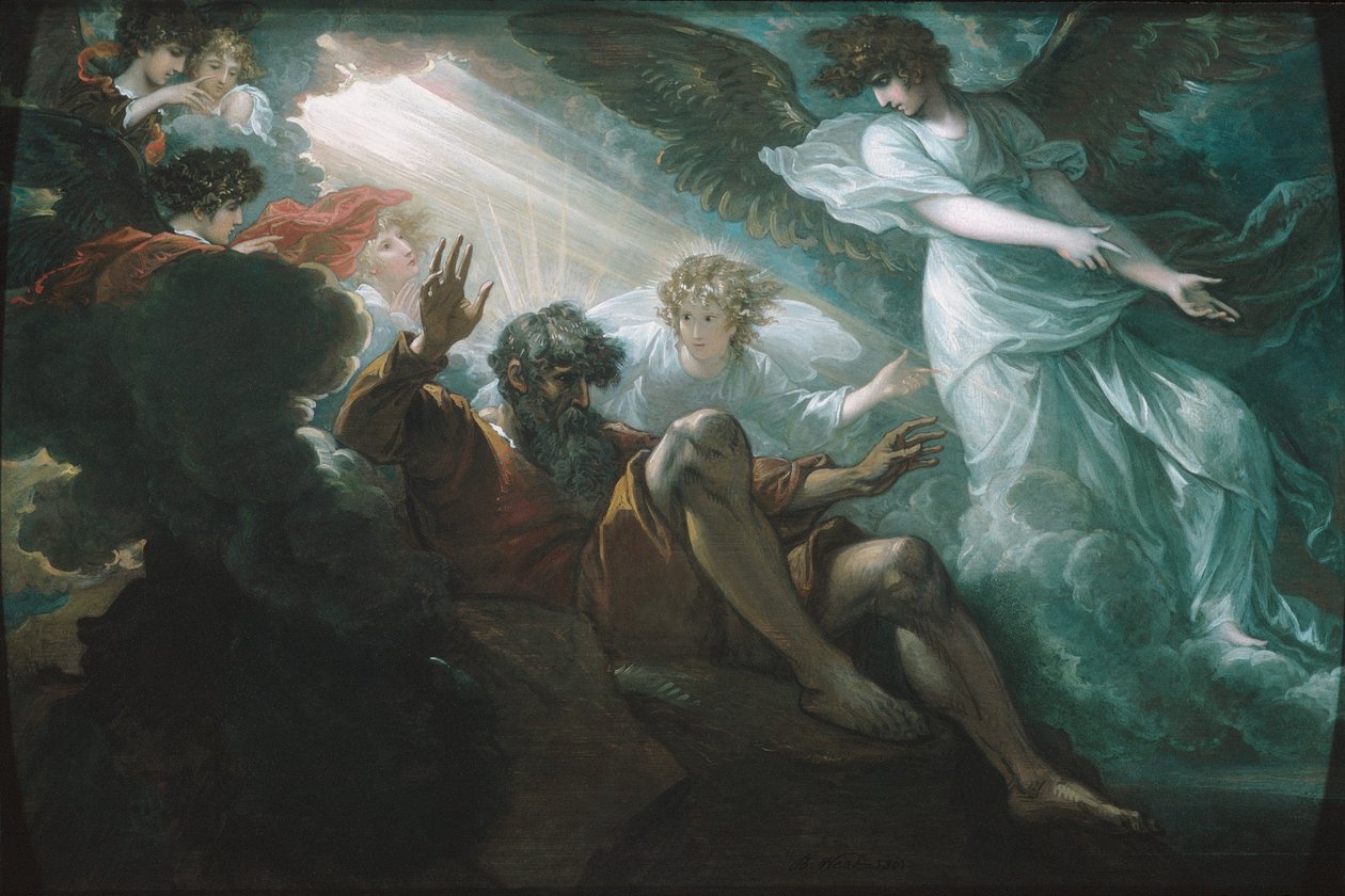 Moses sieht das Gelobte Land von Benjamin West