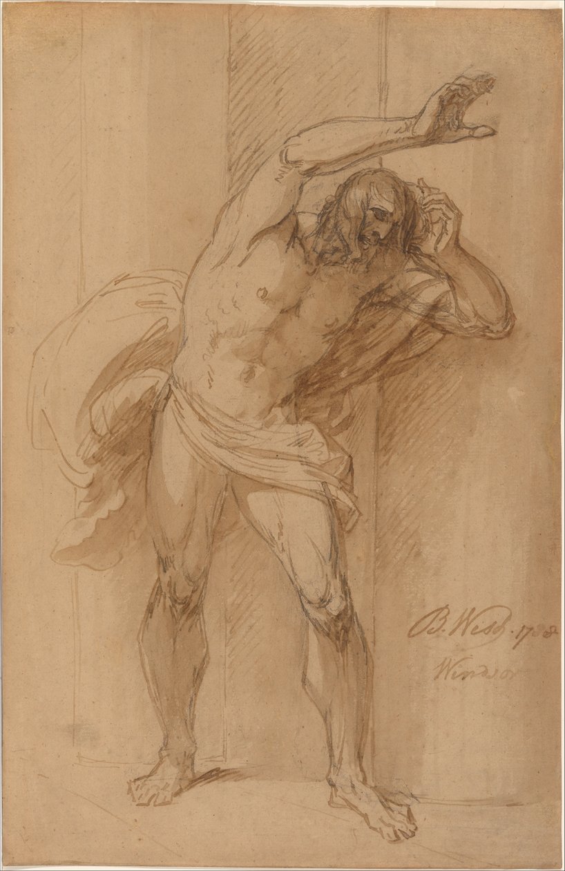 Studie zur Kreuzigung von Benjamin West
