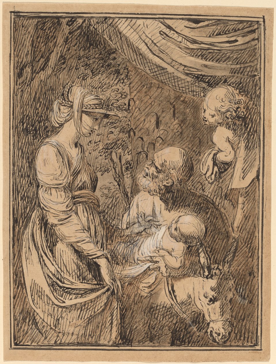 Die Flucht nach Ägypten von Benjamin West