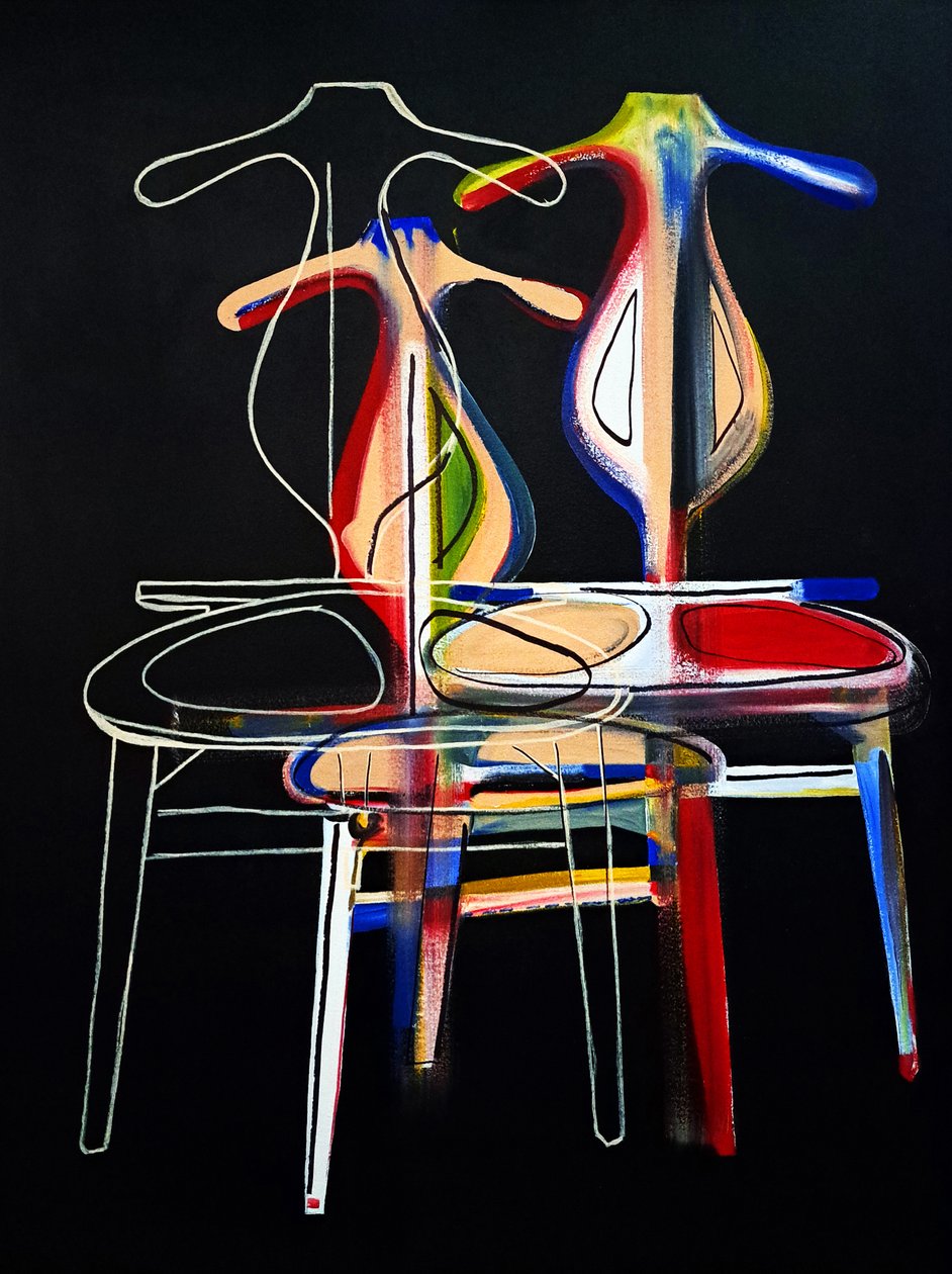 Chaise Valet nach Hans J. Wegner, 2021 von Benoit Erwann Boucherot