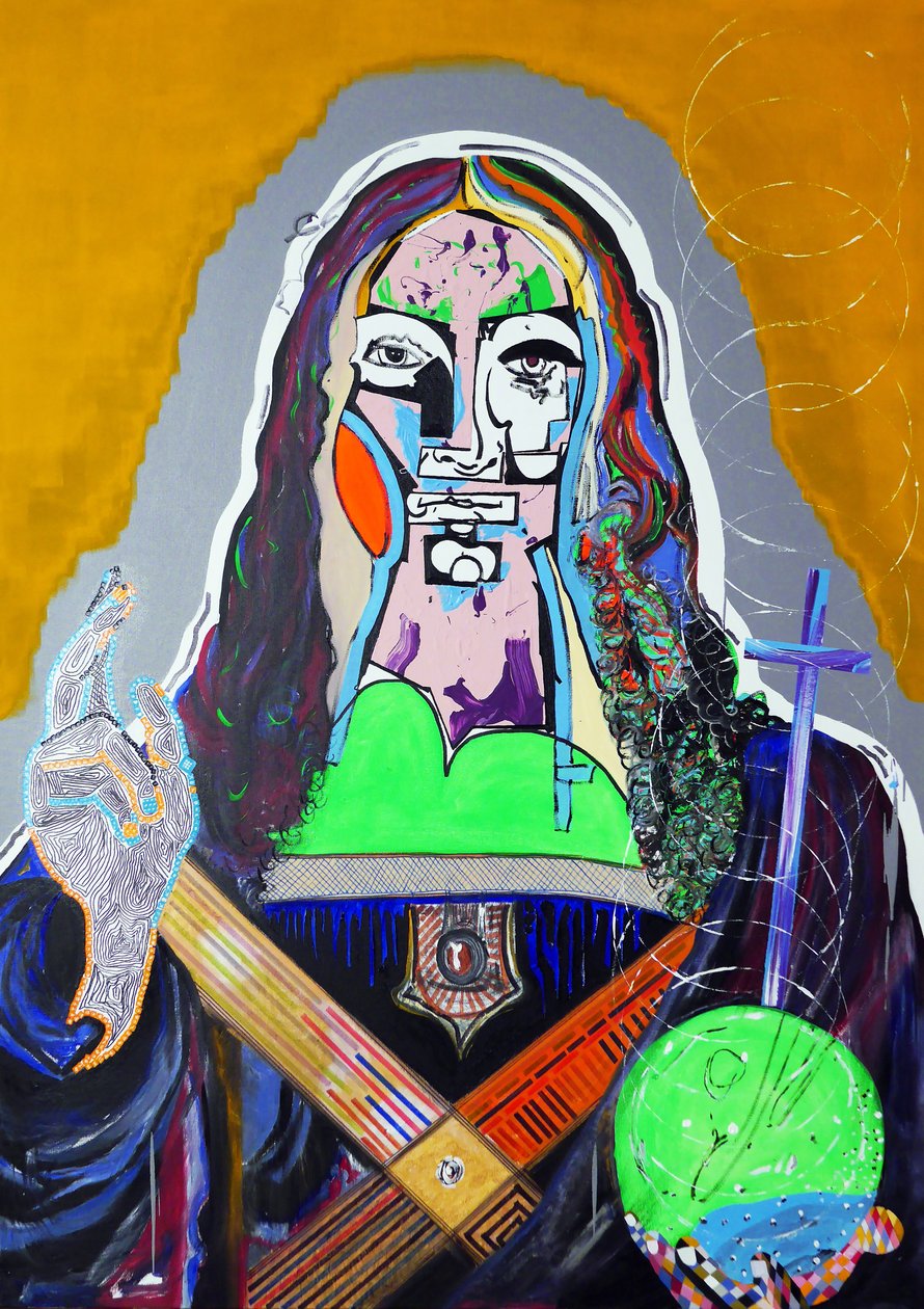 Übermalung: Salvator Mundi von Benoit Erwann Boucherot