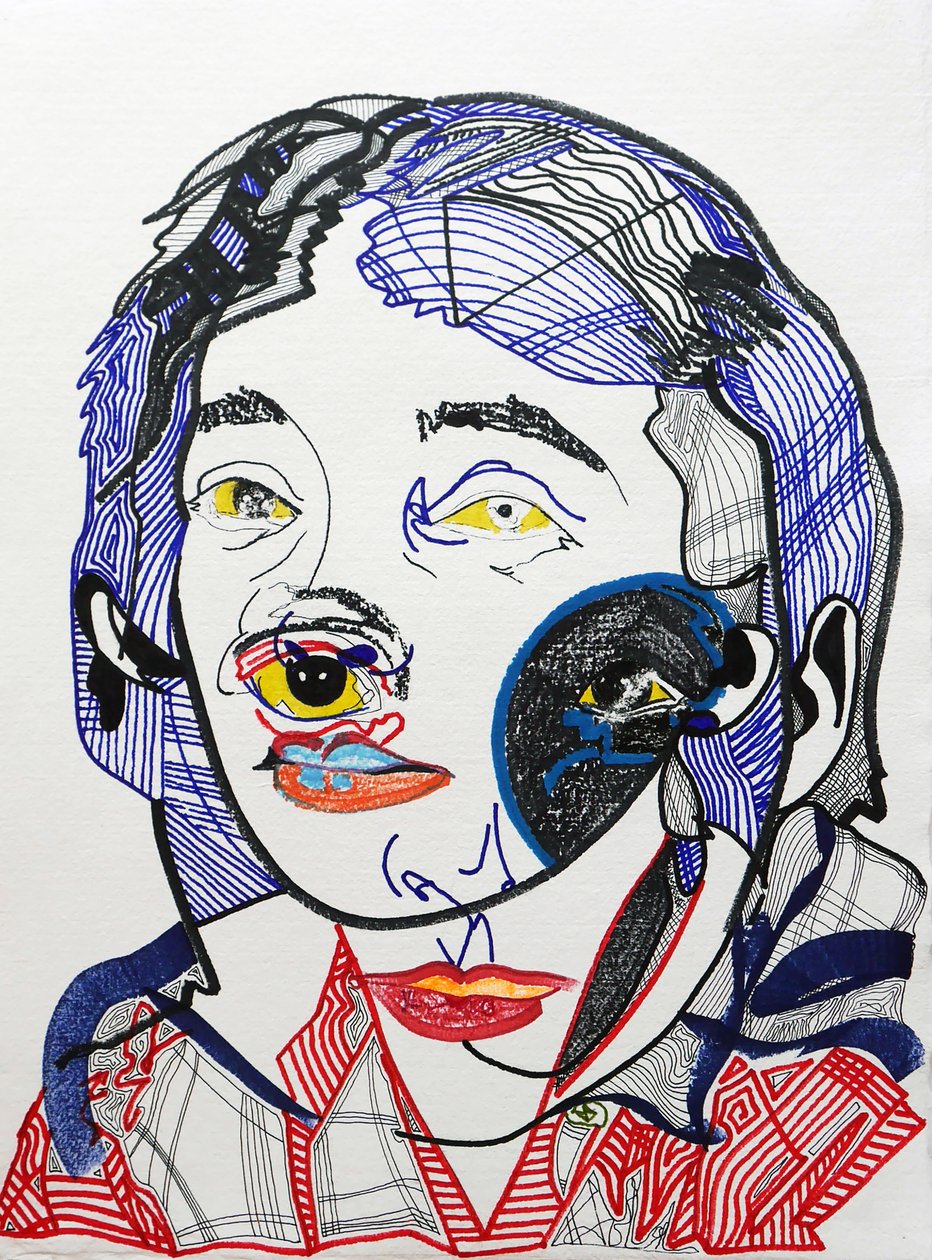 Überporträt: Marguerite Duras 2 von Benoit Erwann Boucherot